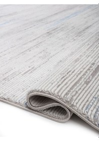 Resim Saraz Halı Vals Mavi Salon Halısı Koridor Kesme Yolluk Yumuşak Doku Kaymaz Tozumaz Dokuma Makine Halısı Yolluk 