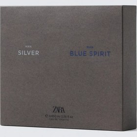 Resim Zara MAN SILVER + BLUE SPIRIT EDT 2 X 100 ML (3.04 FL.OZ 