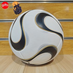 Resim Premium Pu Deri Futbol Topu - Dikişsiz, Yüksek Esneklik & Dayanıklılık Yetişkin Antrenmanları ve Yarışmalar İçin, Boyut 5 