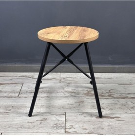 Resim Atlantik Çam Tabure Sandalye Mutfak Sandalyesi 1238 