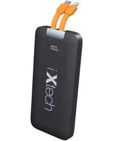 Resim Ixtech Ix-pb022 10.000 Mah Powerbank Kablosuz Şarj Cihazı 22.5w Siyah Siyah 