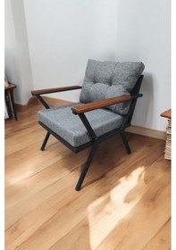 Resim Pilocca Demonte Metal Tekli Bahçe Mobilyası, Gri, 60x60 Cm Gri 