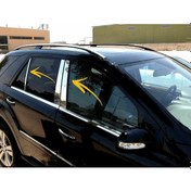 Resim Mercedes Ml W164 2007-2012 Orta Direk Paslanmaz Çelik Krom 6 Parç 