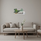 Resim DropCep Çağdaş Stil Motosiklet Dekoratif Aynalı Tablo 95 cm x 53 cm - ASBTC5632-9445 