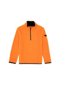 Resim U.S. Polo Assn. Erkek Çocuk Bakır Yarım Fermuarlı Sweatshirt 50313841-VR182 