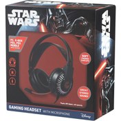 Resim Volkano Star Wars Kablolu Kulaklık Led Işıklı Mikrofonlu Lisanslı 2 yıl garantili SW-2000-BB 