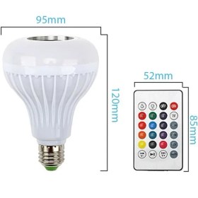 Resim Winnboss Bluetooth Hoparlör Akıllı Rgb LED Ampul Lamba 