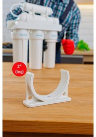 Resim Su Arıtma Cihazı Filtre Kelepçesi Tek Taraflı 2" Inç Klips (483564387) 