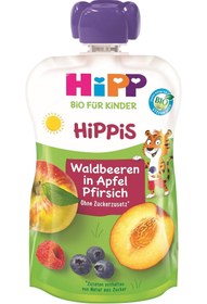 Resim Hype Store HiPP Organik Orman Meyveli Şeftalili Elma Püresi 100 gr 