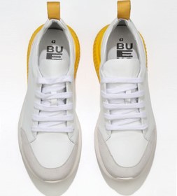 Resim Bueno Shoes Beyaz Sarı Deri Erkek Spor Ayakkabı 01mq5500 