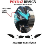 Resim Genel Markalar RKS R250 UYUMLU FAR KAPLAMA STİCKER BEYAZ X 2023/24 