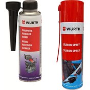 Resim Dizel Yakıt Sistem. ve Enjektör Temizleyici 300 ml + Silikon Sprey 500 ml 2'li Set 