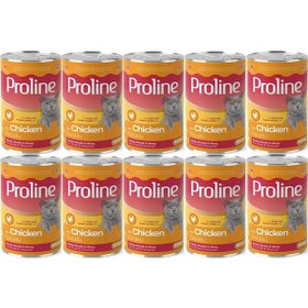 Resim Pro Line Tavuklu Yetişkin Kedi Konservesi 10 x 400 G 