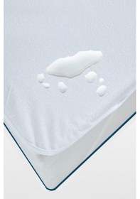 Resim Mycey Bebe Çocuk Sıvı Geçirmez Alez 60 X 120 Cm Pamuk Yüzeyli Kumaş Beyaz 