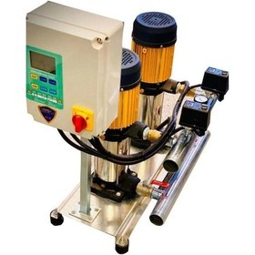 Resim Vkp Vd S/s 9-07 2x Pompalı 3 Hp 380v Çelik Fanlı Dikey Milli Dreambox Panolu Paket Hidrofor 