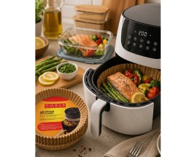 Resim 100'LÜ Airfryer Kağıdı 