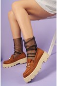 Resim PASSAGE SHOES 4028 Kadın Süet Toka Detaylı Günlük Ayakkabı 