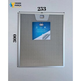 Resim Zanussi Uyumlu ZHC900X Aspiratör Davlumbaz Metal Yağ Filtresi 