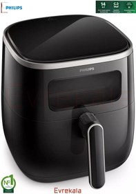 Resim Philips Yeni Airfry Philips 14 Fonksiyonlu ve Pencereli- -5.6Lt Akıllı Fritöz 