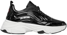 Resim Love Moschino Logolu Deri Kalın Taban Sneaker Ayakkabı Bayan AYAKKABI JA15376G0NJT000A 