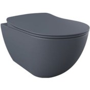 Resim Creavit Fe320 Free Asma Klozet ve Yavaş Kapak - Basalt Mat 