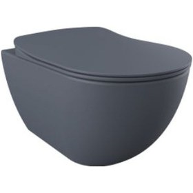 Resim Creavit Fe320 Free Asma Klozet ve Yavaş Kapak - Basalt Mat 