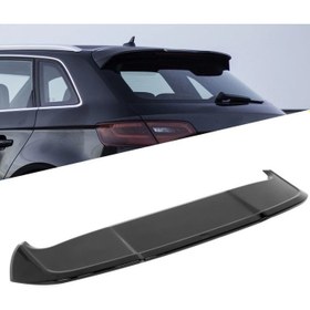 Resim Audi a3 hb bagaj üstü spoiler 8v 2013+ siyah boyalı 