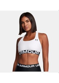 Resim Under Armour Ua Hg Authentics Mid Branded Kadın Spor Sütyeni-29813 Beyaz 