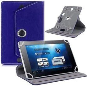 Resim Fujitsu Stylistic M532 3G 10 1" İle Uyumlu Standlı Kapaklı Üniversal Tablet Kılıfı;Lacivert 