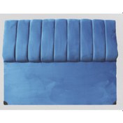 Resim Başlık ALC SANTE Model 150 cm SUNİ DERİ Kumaş Modern Kapitone MAVİ Renk El Yapımı 