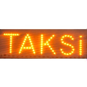 Resim Taksi Levhası Ledli 
