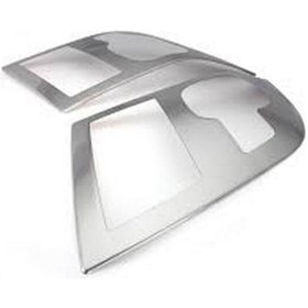 Resim Ford Transit 2007-2013 Arası Krom Far Çerçevesi 2 Parça Paslanmaz Çelik 