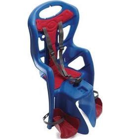 Resim Çocuk Taşıyıcı Bisiklet Koltuğu Kadro Bağlantılı Bellelli Pepe Mavi - Kırmızı 