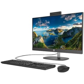 Resim HP ProOne 240 G10 B70VFAT i5-1334U 16 GB 512 GB SSD 23.8" Free Dos AIO Masaüstü Bilgisayar 