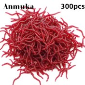 Resim 300 adet Anmuka Kırmızı Silikon Yılanlar - Balıkçılık için Yumuşak Yem, Bass, Karık ve Çim Karık için İdeal, Torba Ambalajı, Kurşun İçermez, Kadınlar Günü Kutlamaları için Mükemmel, Balıkçılık Yem|Doğal Görünüm|Silikon Yılanlar, Balıkçılık Ekipmanı 