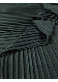 Resim Koyu Yeşil Renkte Pliseli Jarse Kumaş En: 145 Cm-10615 Yeşil 