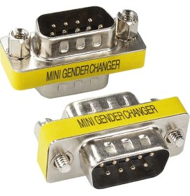 Resim Aogo Db9 Erkek Erkek RS232 Dönüştürücü Seri Kablo Ara Uzatma Rs 232 Erkek 9 Pin 