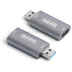 Resim Dark 1080P 60FPS Video Capture USB Video Kayıt Dongle (DK-HD-CAP1082) 