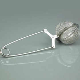 Resim Pratik Paslanmaz Çelik Un Kakao Pudra Şekeri Eleği -Maşalı Bitki Çayı Demleme Süzgeci 