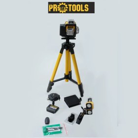 Resim GVN PROTOOLS Profesyonel Lazer Tesviye ve Ölçüm Seti - 16 Çizgi - 48 V 10,0 Ah - Tripodlu 