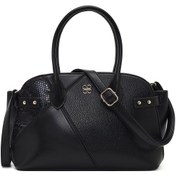 Resim Women's Black Long Strapped Patterned Shoulder Bag Derimod