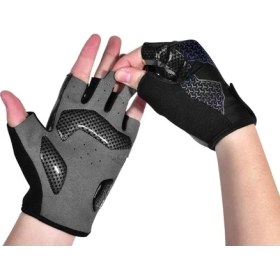 Resim Boodun Profesyonel Bisiklet Eldiveni Colorfull 