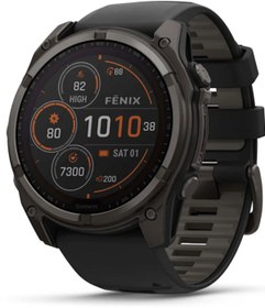 Resim Garmin Fenix 8 51mm Solar Sapphire Karbon Akıllı Saat | TR Garanti 