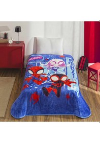 Resim Lisanslı Spidey Team Tek Kişilik Battaniye 000000001000051504 Çok Renkli 