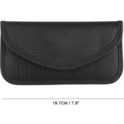 Resim C Araba Anahtarı Sinyal Engelleyici Faraday Çantası - Sinyal Engelleme Çantası Kalkanlı Kılıf Cüzdan Case I D Kartı Için (Yurt Dışından) 