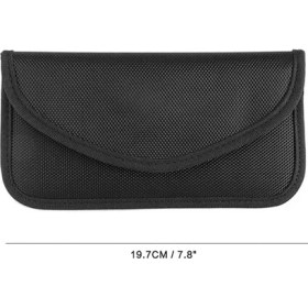 Resim C Araba Anahtarı Sinyal Engelleyici Faraday Çantası - Sinyal Engelleme Çantası Kalkanlı Kılıf Cüzdan Case I D Kartı Için (Yurt Dışından) 