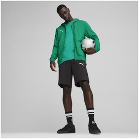 Resim Puma Teamgoal Casuals Hooded Erkek Futbol Antrenman Eşofman Üstü 65859505 Yeşil 