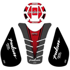 Resim GP Kompozit Bajaj RS 200 2015-2020 Uyumlu Tank Pad Seti Kırmızı 