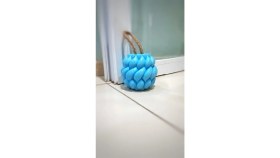 Resim N Noxxo Beton Stoper Dekoratif Burgu Beton Kapı Stoperi Kapı Durdurucu Kapı Tutucu Mavi 