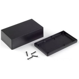 Resim Elektronik Proje Kutusu (Ölçüleri: 76X136X50Mm) - Siyah 
